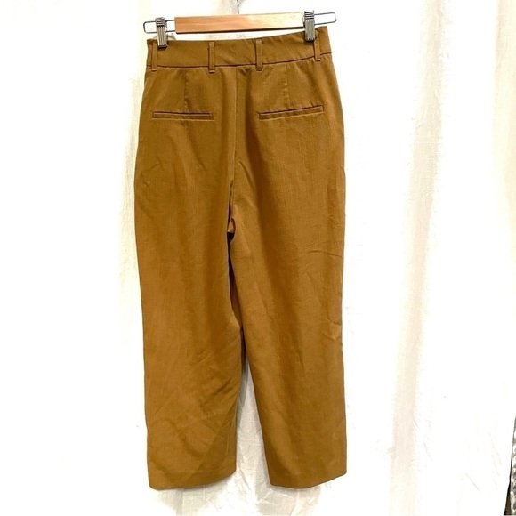 Oak + Fort High Rise Mustard Pants Size 4 - Picture 5 of 15